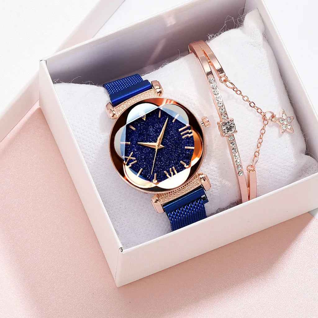 Women's Starry Sky Bracelet Quartz Watch