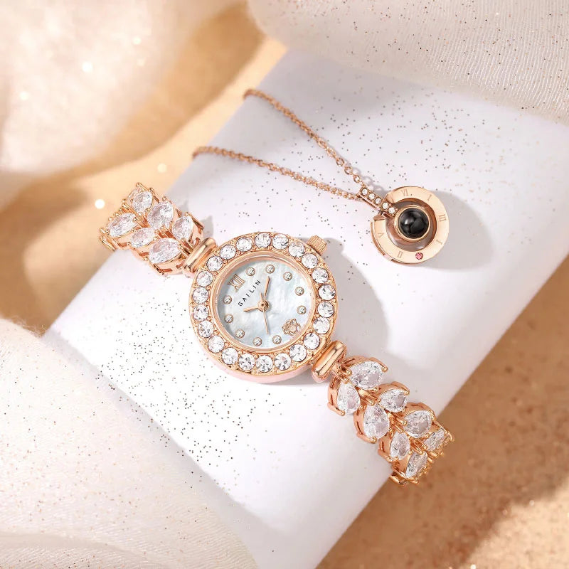 SAILIN Women's Rose Gold Quartz Watch
