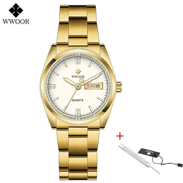 WWOOR Green Bracelet Ladies Watch