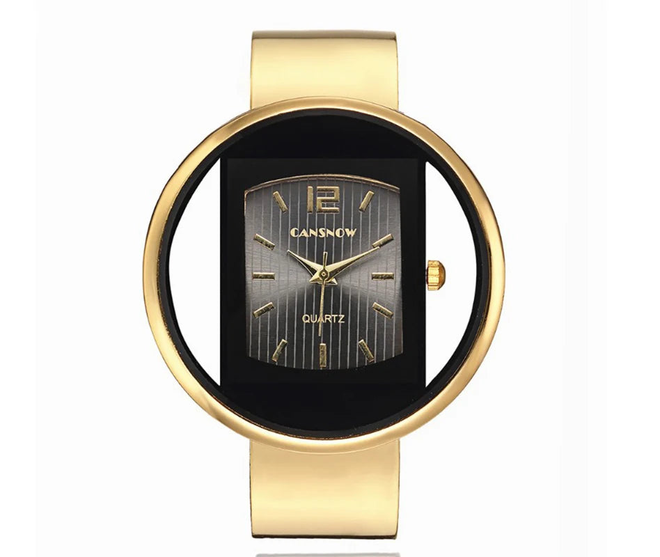 Women's Minimalist Steel Bracelet Quartz Watch
