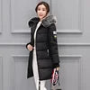 Mid-Length Fur Collar Parka