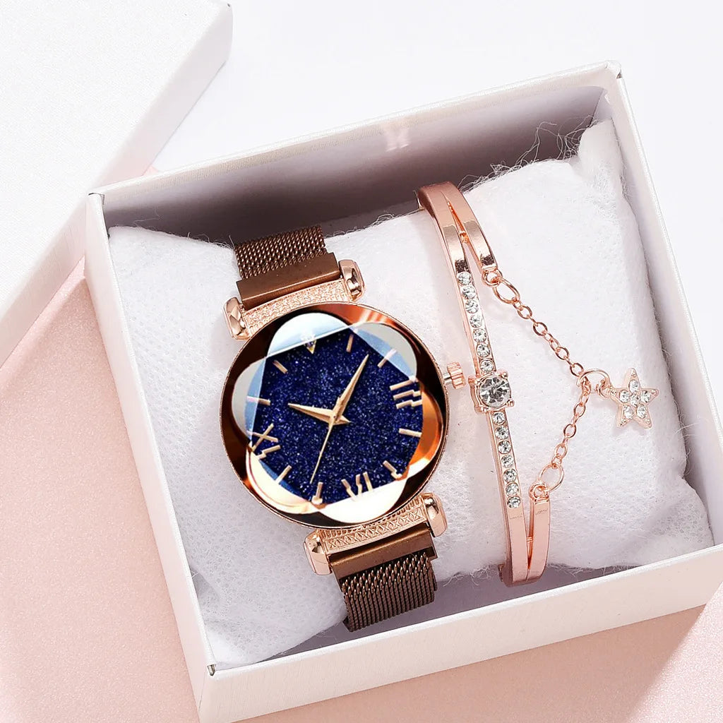 Women's Starry Sky Bracelet Quartz Watch