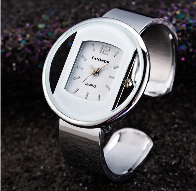 Women's Minimalist Steel Bracelet Quartz Watch