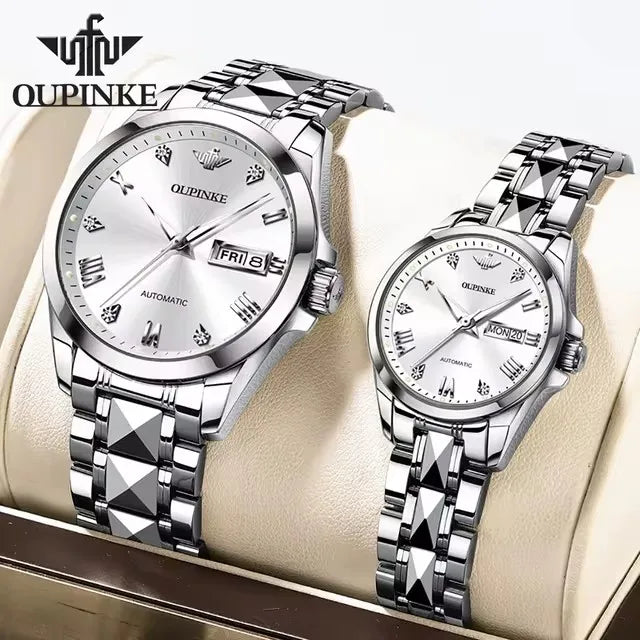 Oupinke Couple Automatic Mechanical Watch