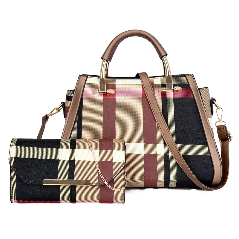 Geometric PU Crossbody Bag