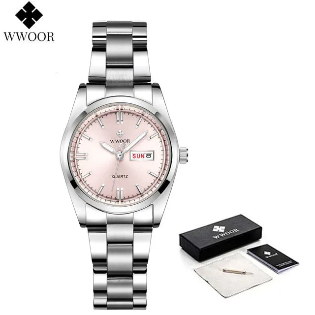 WWOOR Green Bracelet Ladies Watch