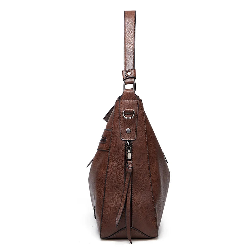 Large Leather Travel Bag