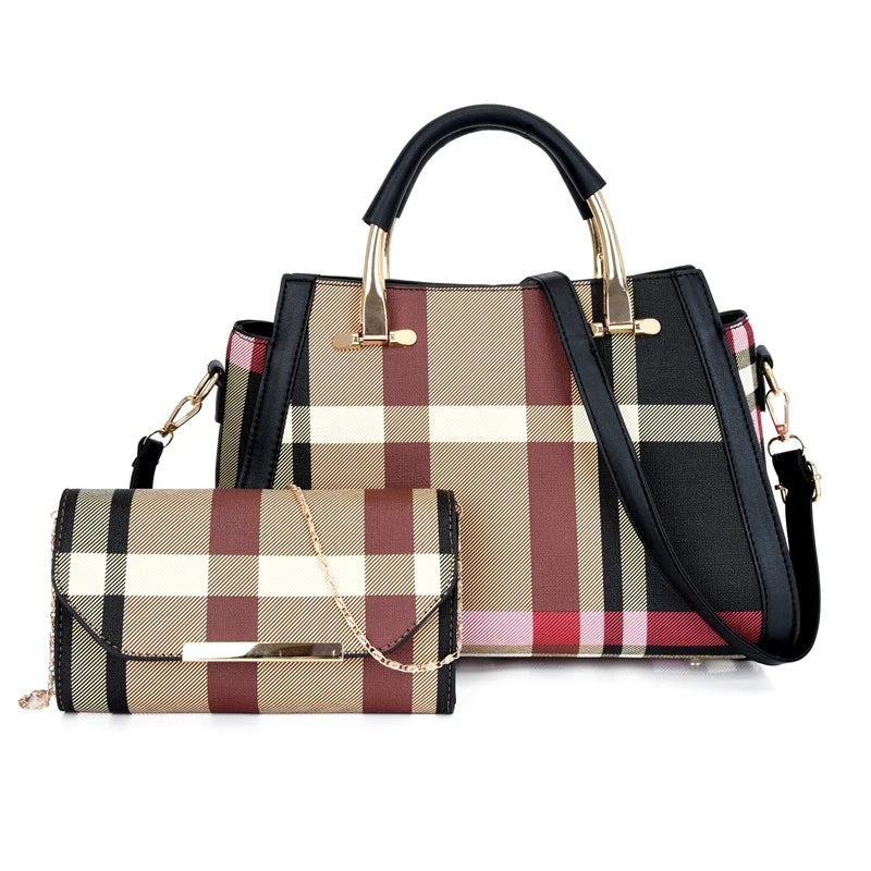 Geometric PU Crossbody Bag
