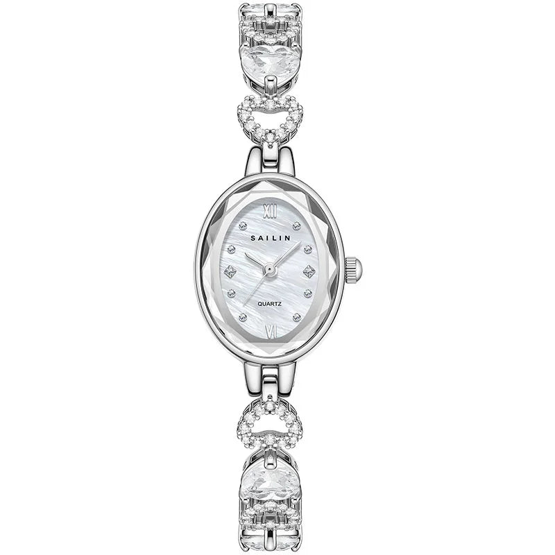 SAILIN Women's Oval Dial Quartz Watch