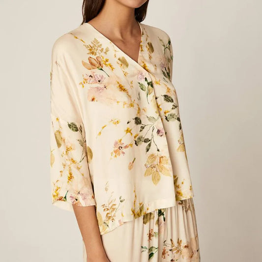 Women's Floral Viscose Lounge Set