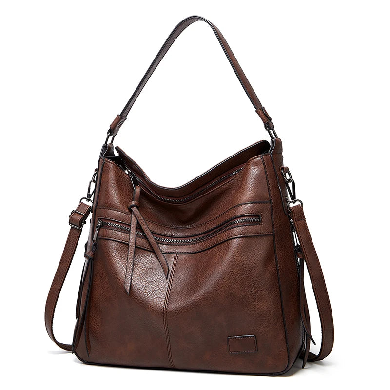 Large Leather Travel Bag