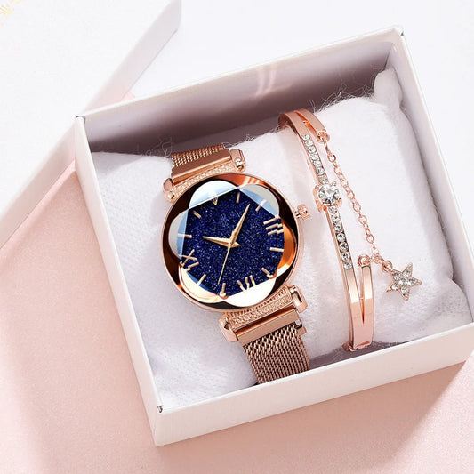 Women's Starry Sky Bracelet Quartz Watch