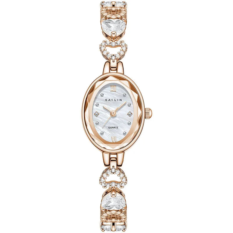 SAILIN Women's Oval Dial Quartz Watch