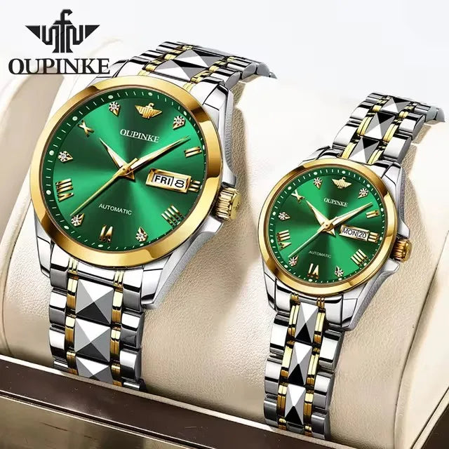 Oupinke Couple Automatic Mechanical Watch