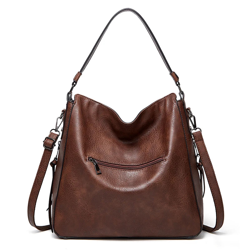 Large Leather Travel Bag