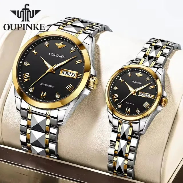 Oupinke Couple Automatic Mechanical Watch
