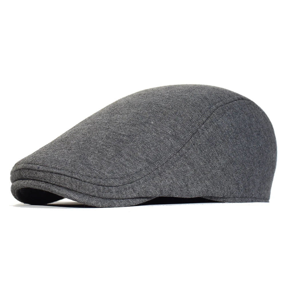 Cotton Retro Flat Cap