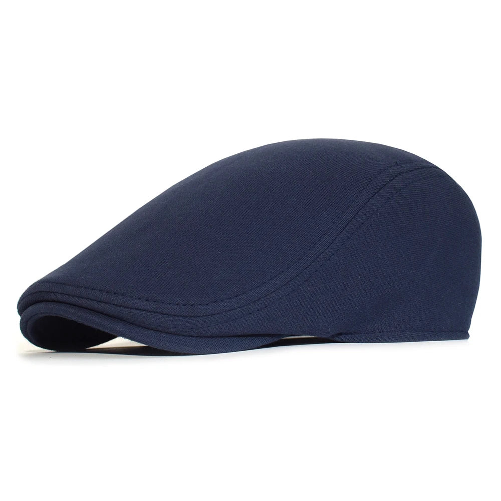 Cotton Retro Flat Cap