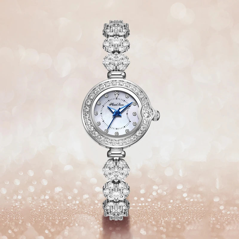Women's Silver Analog Quartz Jewelry Watch