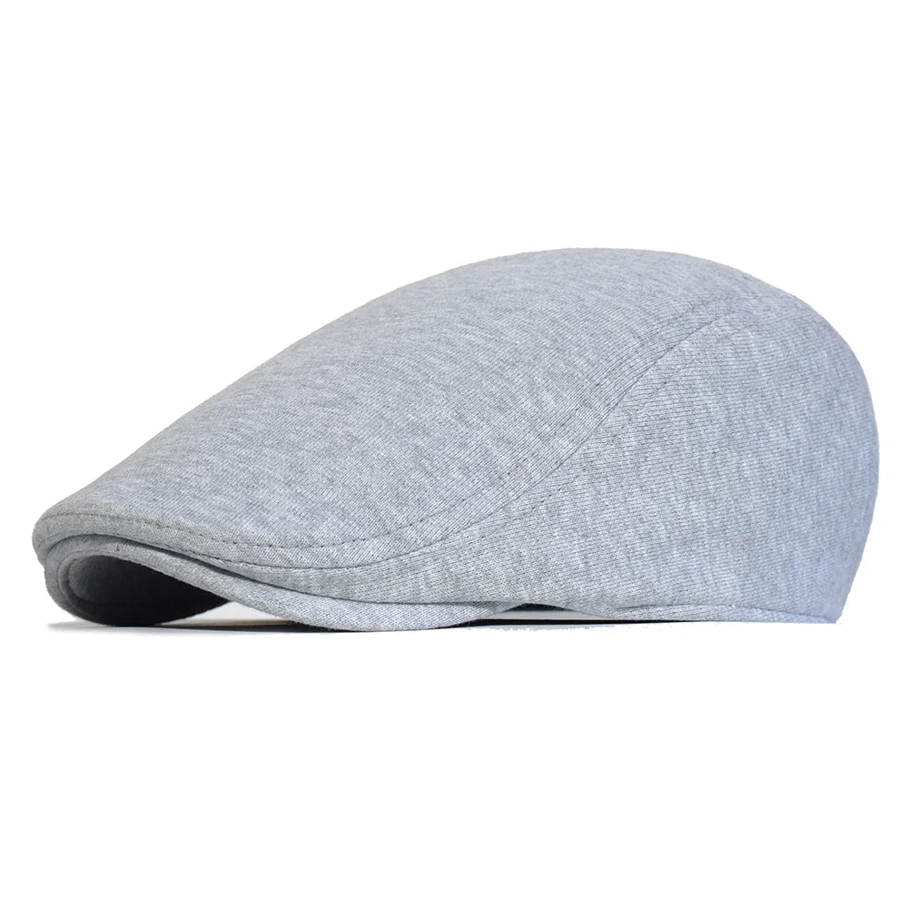 Cotton Retro Flat Cap