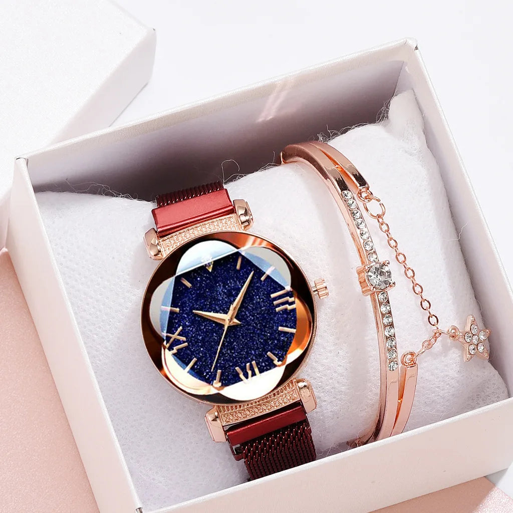 Women's Starry Sky Bracelet Quartz Watch