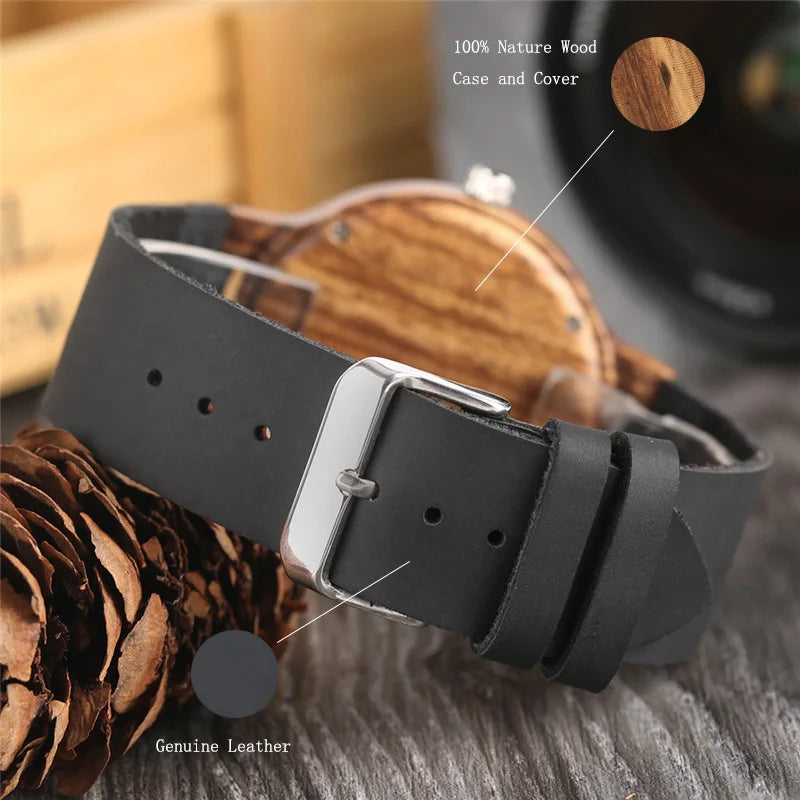 Retro Bamboo Wooden Wristwatch