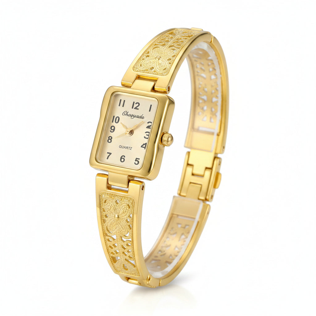 Women's Luxury Quartz Watch Stainless Steel Bracelet