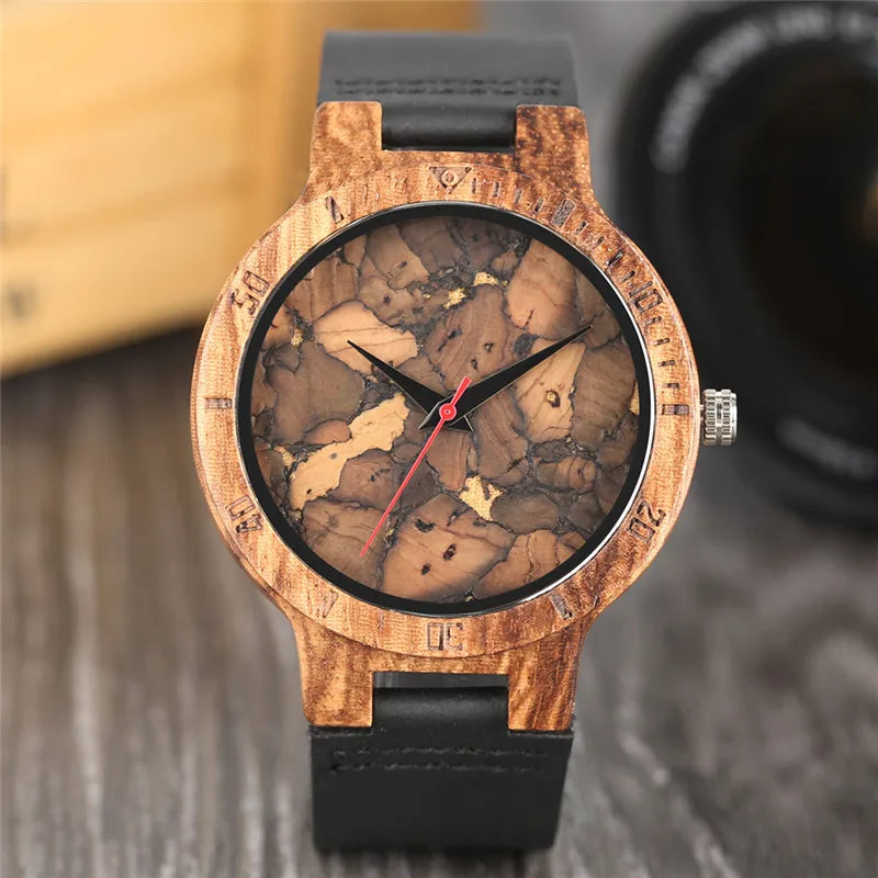 Retro Bamboo Wooden Wristwatch