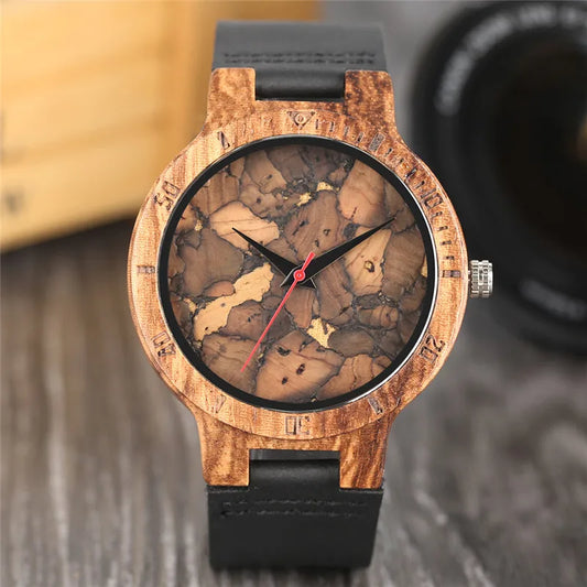 Retro Bamboo Wooden Wristwatch