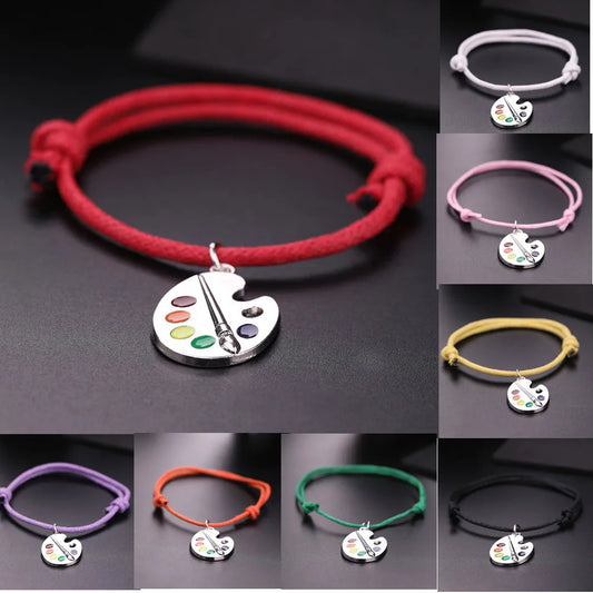 Artist Palette Charm Bracelet