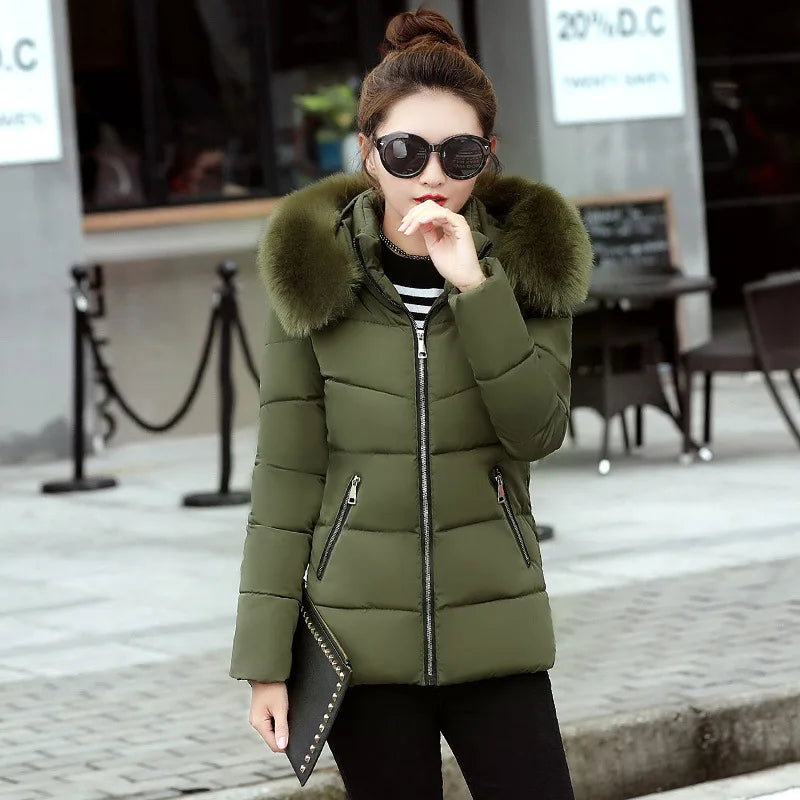 Oversize Quilted Women Parka
