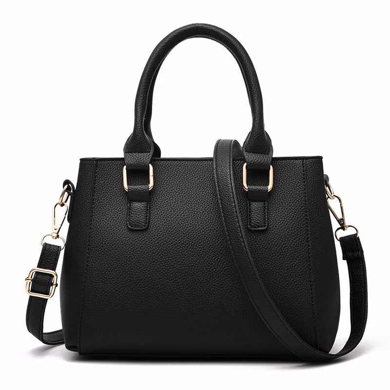Embroidery Leather Messenger Bag