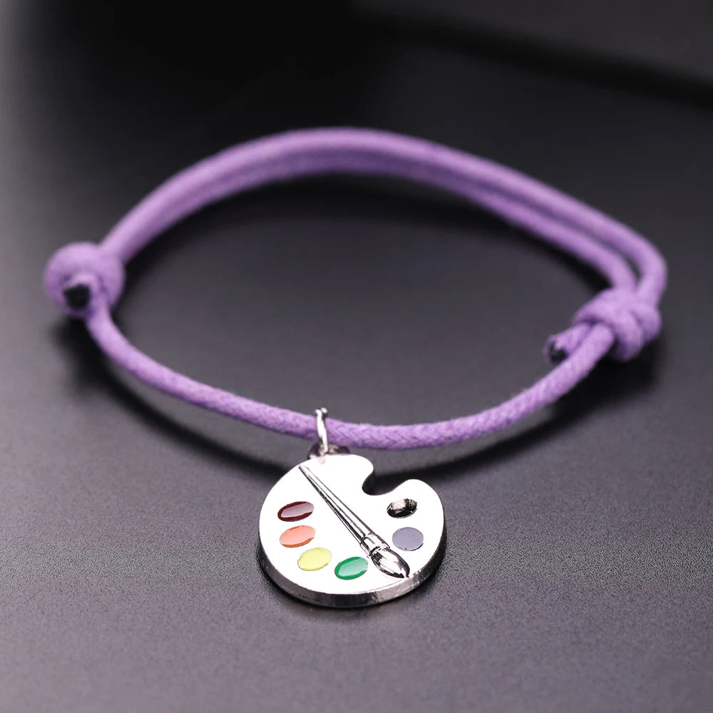 Artist Palette Charm Bracelet