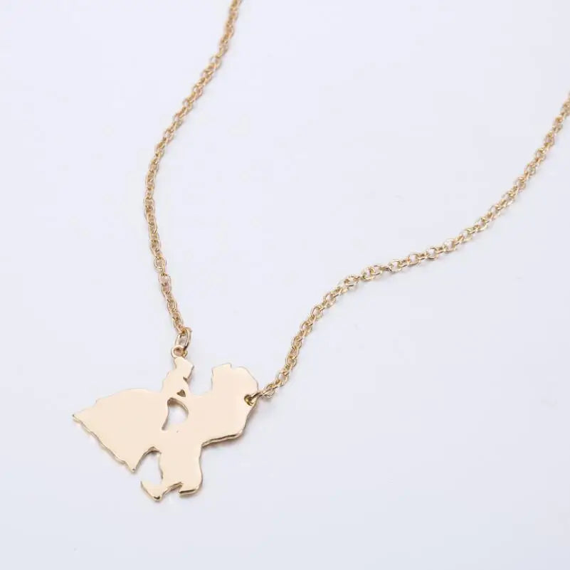 Beauty and the Beast Pendant Necklace