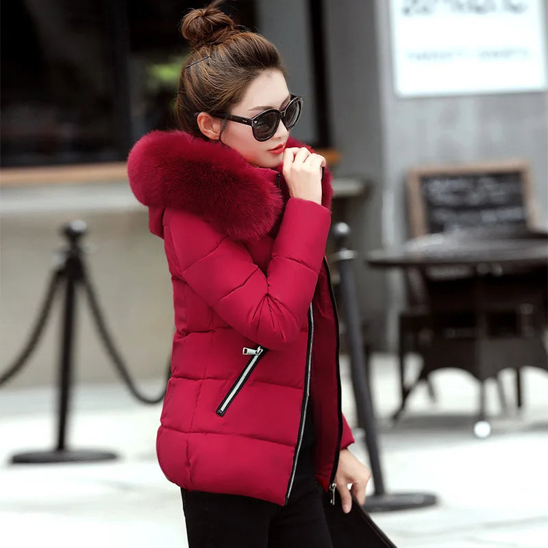 Oversize Quilted Women Parka