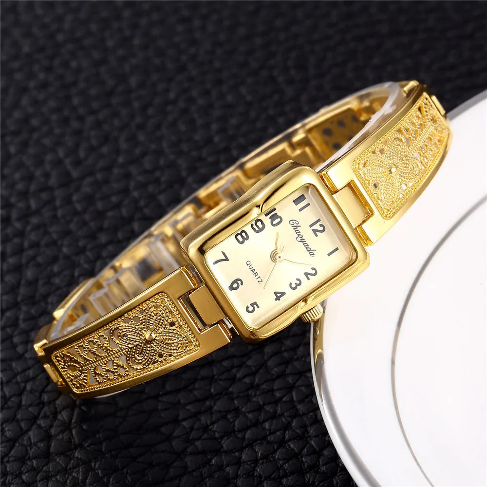 Women's Luxury Quartz Watch Stainless Steel Bracelet