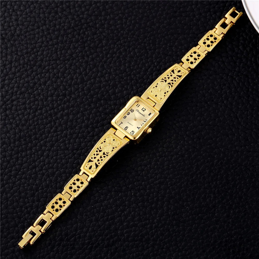 Women's Luxury Quartz Watch Stainless Steel Bracelet