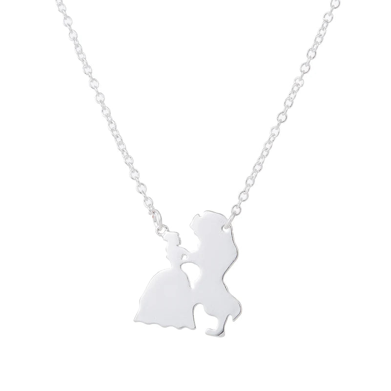 Beauty and the Beast Pendant Necklace