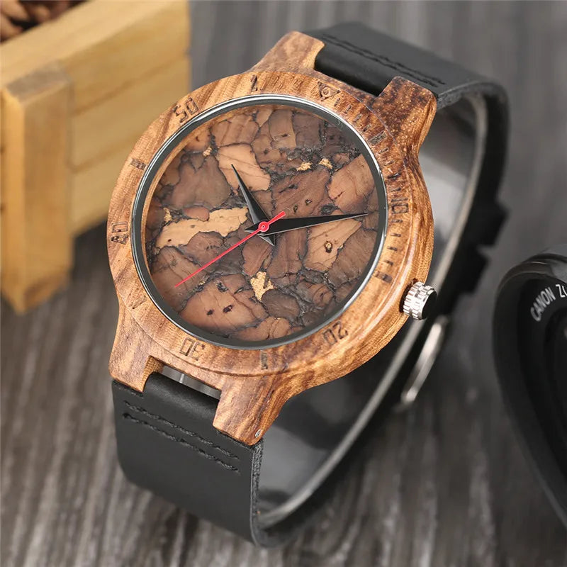 Retro Bamboo Wooden Wristwatch