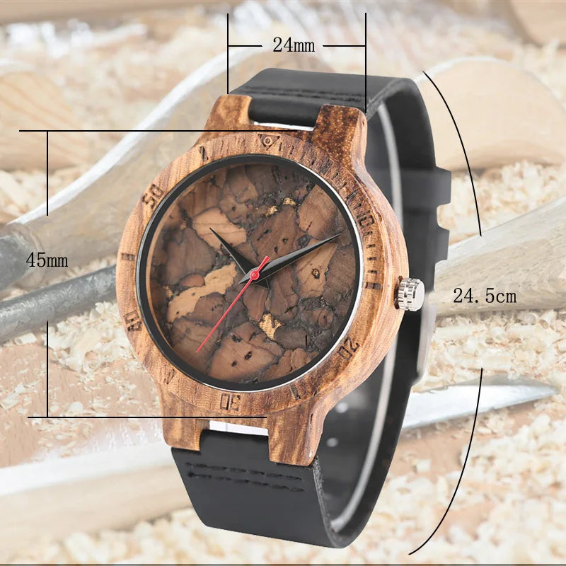 Retro Bamboo Wooden Wristwatch