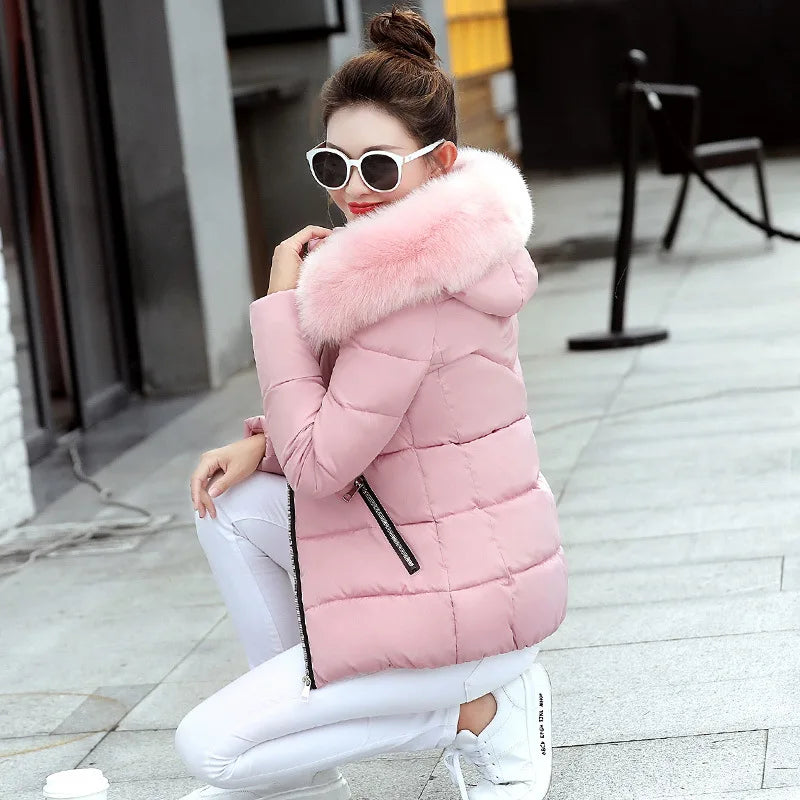 Oversize Quilted Women Parka