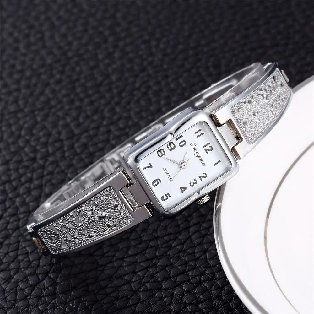 Women's Luxury Quartz Watch Stainless Steel Bracelet