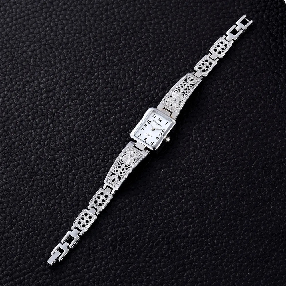 Women's Luxury Quartz Watch Stainless Steel Bracelet