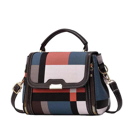 Contrast Color Crossbody Bag