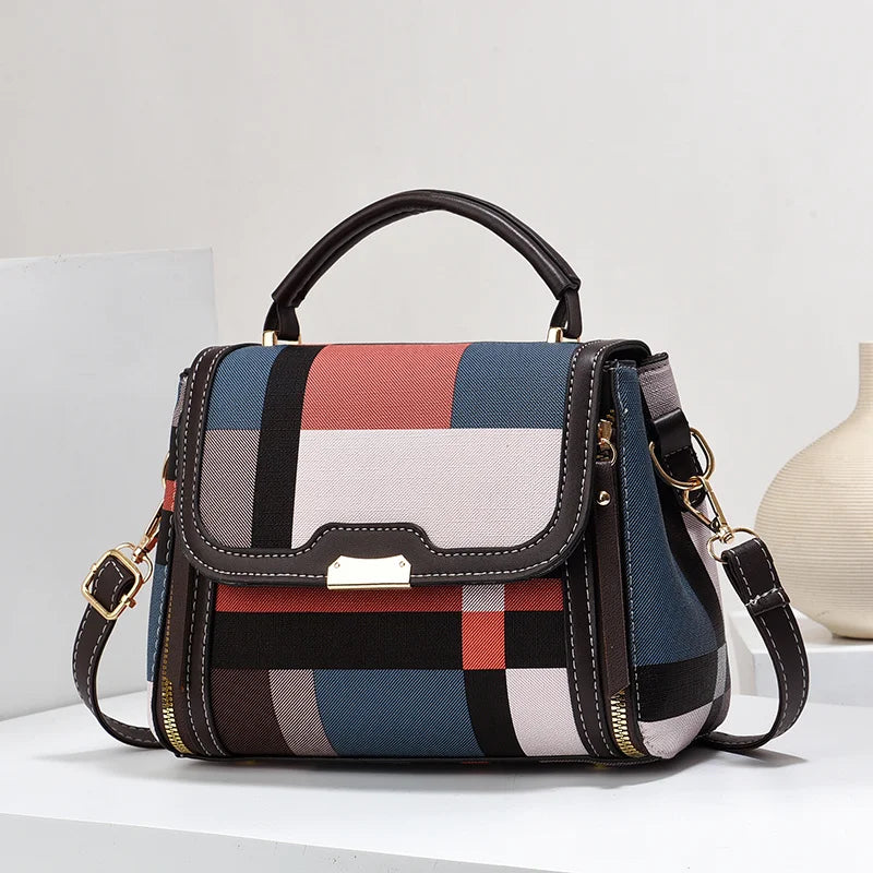 Contrast Color Crossbody Bag