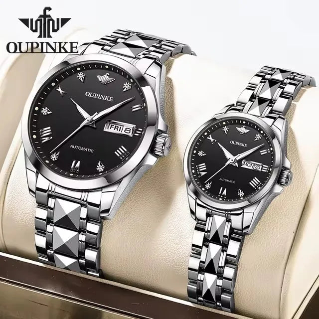 Oupinke Couple Automatic Mechanical Watch