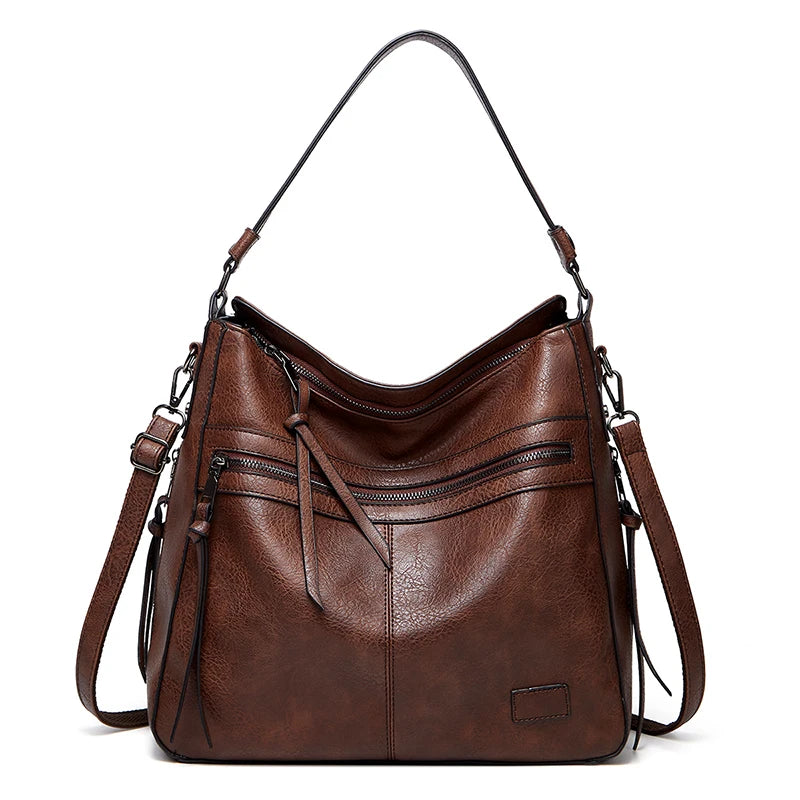 Large Leather Travel Bag
