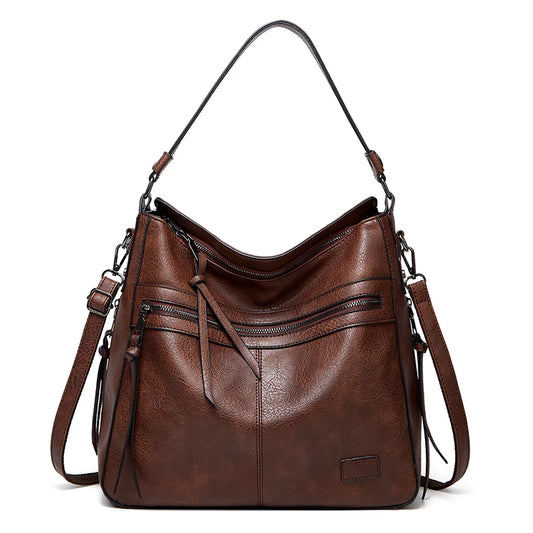 Large Leather Travel Bag