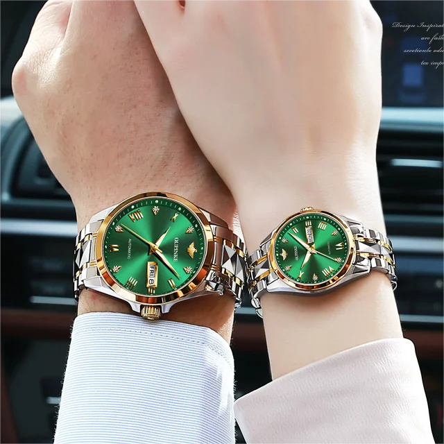 Oupinke Couple Automatic Mechanical Watch