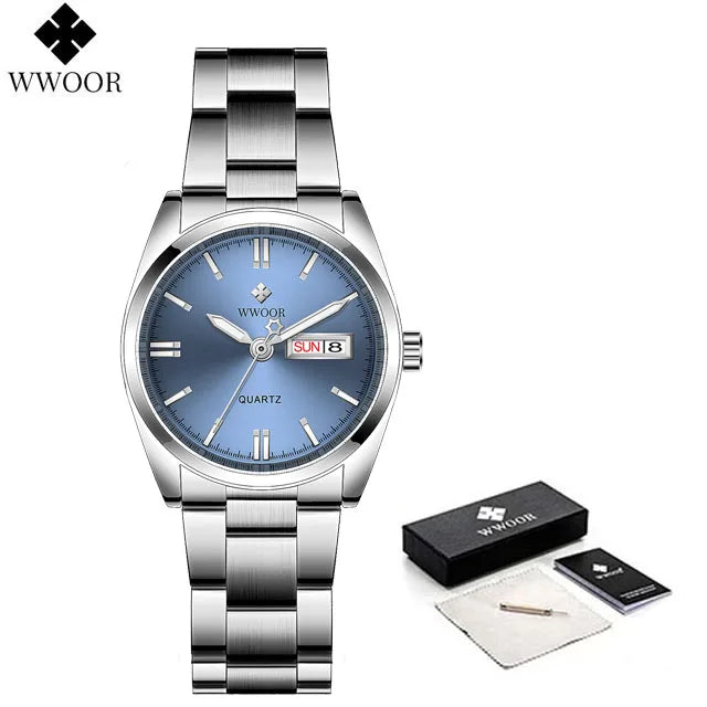WWOOR Green Bracelet Ladies Watch